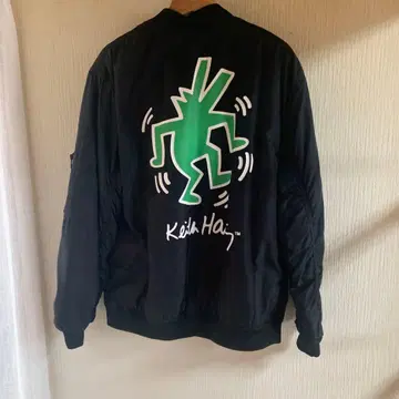 10일까지 가격 인하! 레어 h&m 키스 해링 자켓 MA1