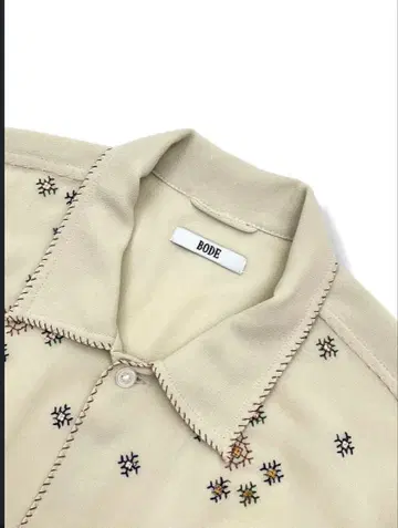 BODE embroidered S/S shirt 보디 자수 셔츠