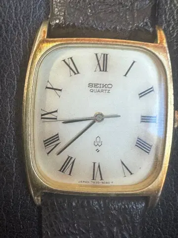 SEIKO 쿼츠 손목시계 스퀘어