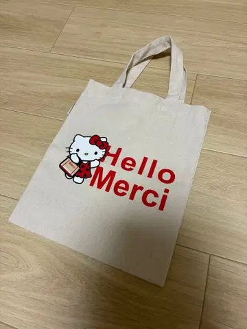 Merci 키티 콜라보 미니 토트백