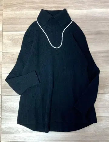 새상품급 띠어리 MOVING RIB 터틀넥 니트 블랙 S