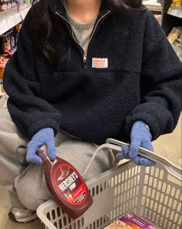 nugu ordinairement 아노락 하프 지퍼 플리스