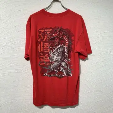 00년대 미국 기획 드래곤볼 Z 티셔츠 빈티지 빨간색