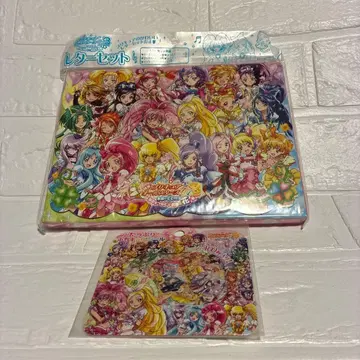 프리큐어 올스타즈3 영화 레터 세트 & 100장씰 봉투 2점 세트