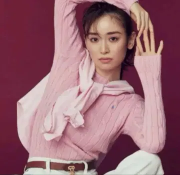 폴로 랄프 로렌 핑크 긴팔 스웨터