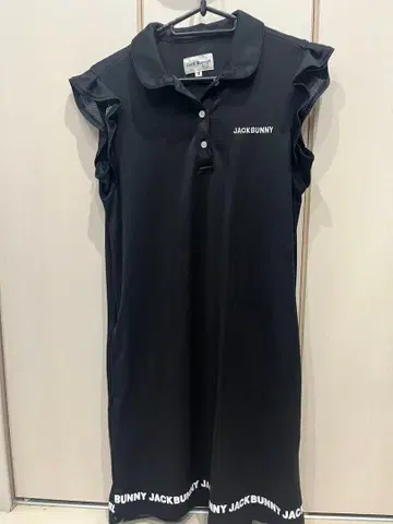 JACKBUNNY 블랙 폴로 원피스