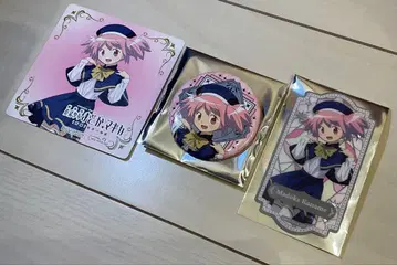 마도마기 마네키네코 콜라보 카나메 마도카 캔뱃지 코스터 아크릴 카드
