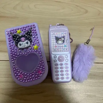 쿠로미 폴더폰 사진 홀더 헤이세이 갸루 소품함 세트