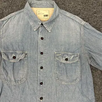 283 kato 라이트 블루 데님 셔츠