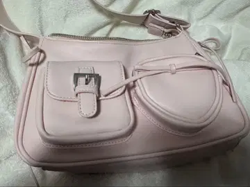 NICECLAUP 하트 포켓 부착 호보 백