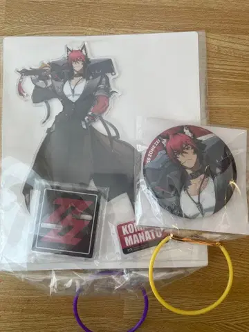 GIGO 한정판 젠레스 존 제로 빅 아크릴 스탠드 & 캔뱃지 코마노 마토