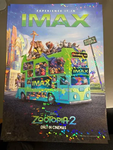 주토피아2 IMAX 입장객 특전 포스터&파노라마 보드