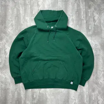 러셀 00s 무지 후드 맨투맨 그린 XL 6159