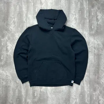 러셀 00s 무지 후드 맨투맨 블랙 XL 6160
