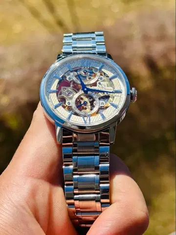 자동 와인딩 수동 와인딩 시계 스켈레톤 디자인 orient star