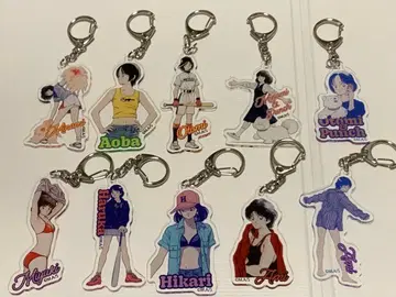 아다치 미츠루전 히로인 아크릴 참 10종 컴플리트 미개봉 새상품