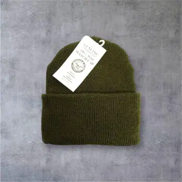 미군 실물 울 와치캡 올리브 데드스탁