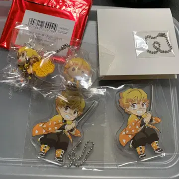 귀멸의 칼날 아가츠마 젠이츠 아크릴 키링, 초코노코, 츠마마레 세트