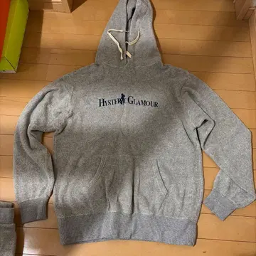 HYSTERIC GLAMOUR 그레이 후드티 셋업 L