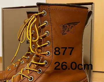 레드윙 877 120주년 각인 26.0 8인치 클래식 모카신