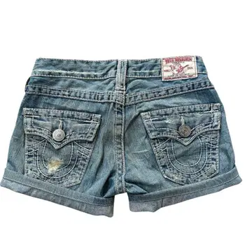 트루 릴리젼 데님 숏팬츠 24