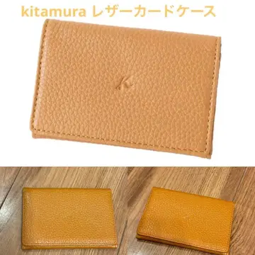 kitamura 키타무라 소가죽 명함지갑 가죽 카드 케이스