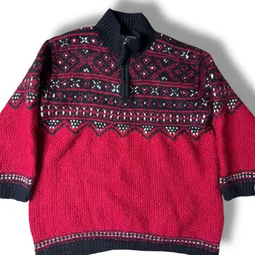 L jones New York 모헤어 혼방 니트 노르딕 네이티브