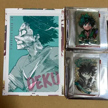 히로아카 원화전 원씬 카드 미도리야 이즈쿠 펍 미러풍 아크릴 스티커