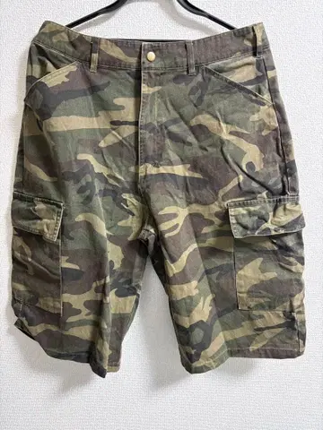 카모플라쥬 카고 숏팬츠