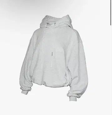 theredthread S 로고 풀오버 후디 그레이