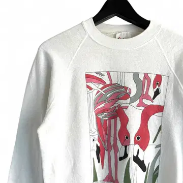 90s 빈티지 애니멀 USA제 플라밍고 U4