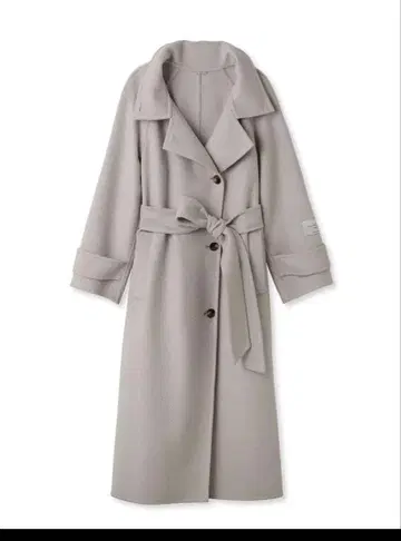 SNIDEL 그레이 롱 코트 벨트 포함