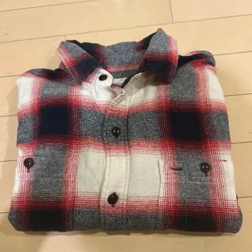 gap 플란넬 셔츠 옴브레풍