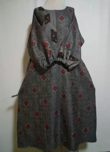 기모노 리메이크 / 돌먼 소매 원피스 프리 사이즈