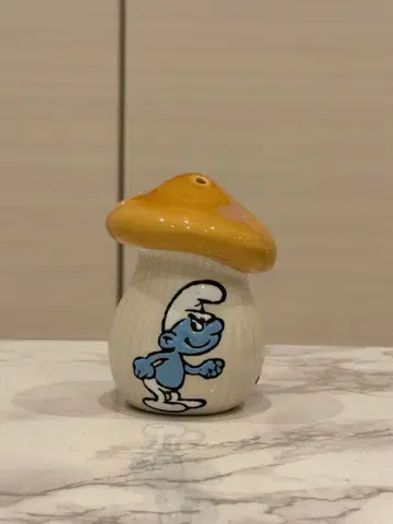 스머프 버섯 모양 스파이스 보틀