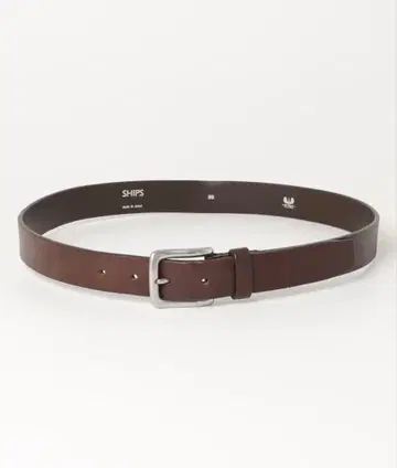 새상품급 SHIPS 브라운 가죽 벨트