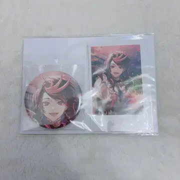 니지산지 EN 야미노 슈 2024 생일 굿즈 캔뱃지 & 폴라로이드풍 카드