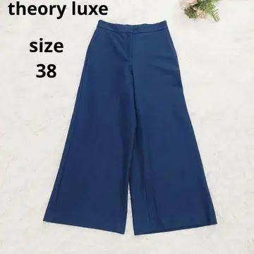 새상품급 띠어리 럭스 STAGE/ELMA 울 100% 와이드 팬츠