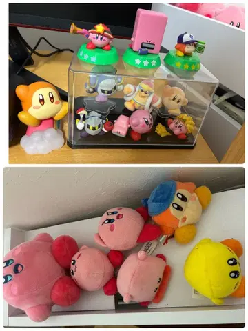 커비 피규어 봉제 인형 세트