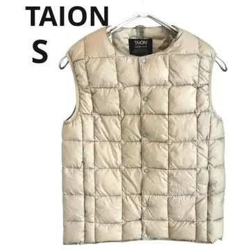 TAION 다운 베스트 800 FLP 베이지 S