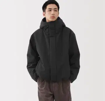 무인양품 방풍 발수 솜 후드 자켓 XL