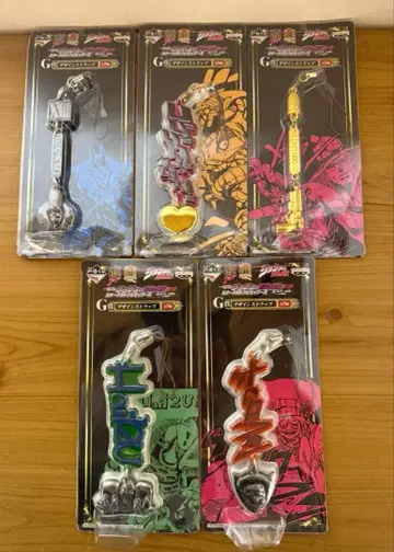 미사용 죠죠 제일복권 디자인 스트랩 컴프 피규어 키링