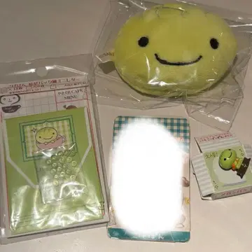 코게빵 멜론빵 세트 봉제 인형 거울 편지지 핀 미사용 새상품