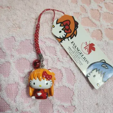 헬로키티 스트랩 에반게리온 아스카