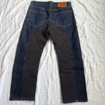 새상품급 코지마 진즈/몽키 콤보/블랙/W34/라이더/퀼팅