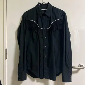 존 로렌스 설리번 웨스턴 셔츠 프린지 블랙 검정 셔츠