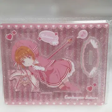 카드캡터 사쿠라 트리 빌리지 아크릴 스탠드 핑크