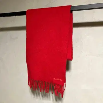 90s 00s Paul Smith 캐시미어 100% 머플러 빨간색 독일제