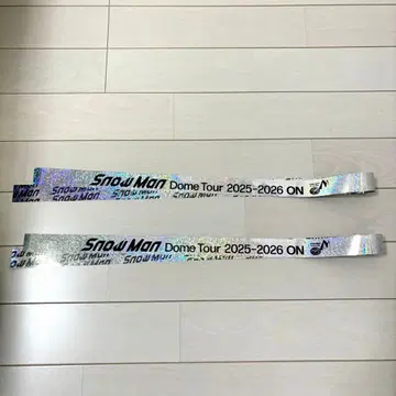 Snow Man Dome Tour ON 낙하물 은색 테이프 2개
