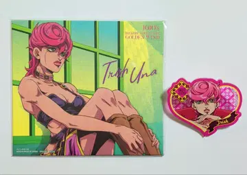 죠죠 트리쉬 캔버스 스타일 하트형 라메 아크릴 배지